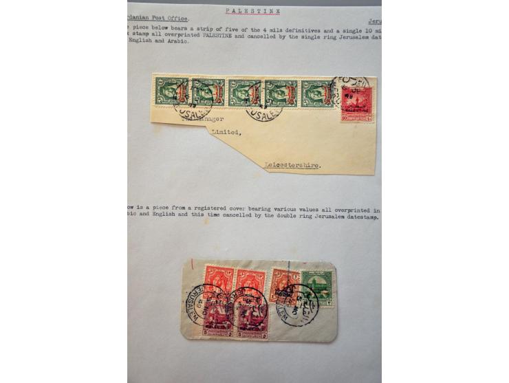 collectie brieven en PWS vanaf de Levant Periode, UK bezetting, tot modern, w.b. veldpost van de diverse oorlogen, 6-daagse o