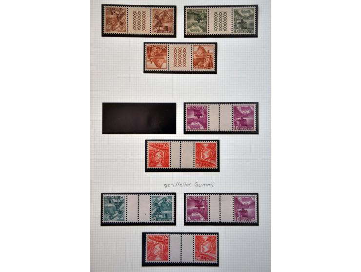 mooie collectie 1907-1960 ** deels gespecialiseerd w.b. gesigneerd en enkele certificaten met veel betere ex., series, blokke