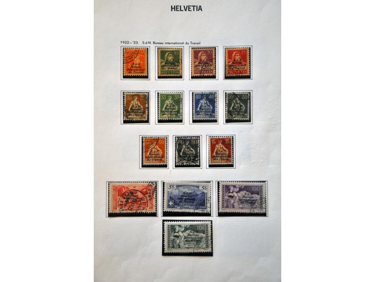 collectie 1854-1988 met beter dienst in 2 Davo albums