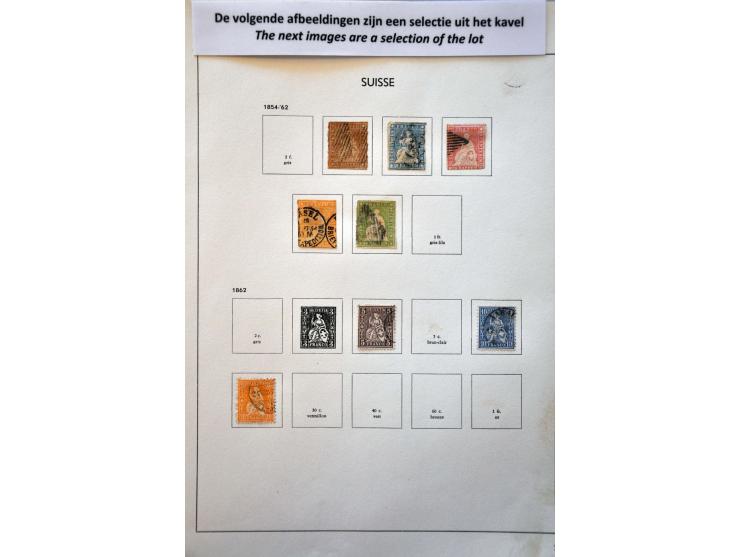 collectie 1851-1968 meest */** met beter materiaal w.b. Pax, Naba-blok, Bundesfeier-blok, Lunaba-blok, luchtpost compleet etc