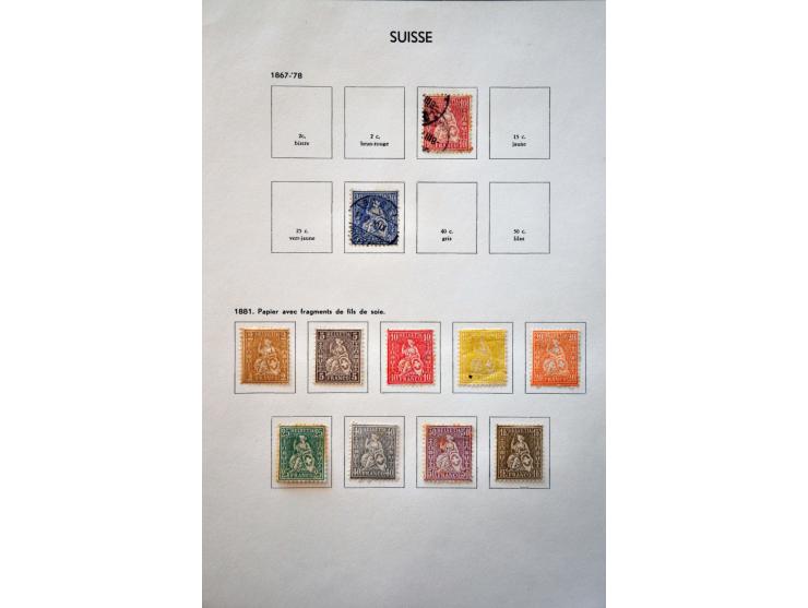 collectie 1851-1968 meest */** met beter materiaal w.b. Pax, Naba-blok, Bundesfeier-blok, Lunaba-blok, luchtpost compleet etc