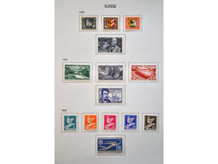 collectie 1851-1968 meest */** met beter materiaal w.b. Pax, Naba-blok, Bundesfeier-blok, Lunaba-blok, luchtpost compleet etc