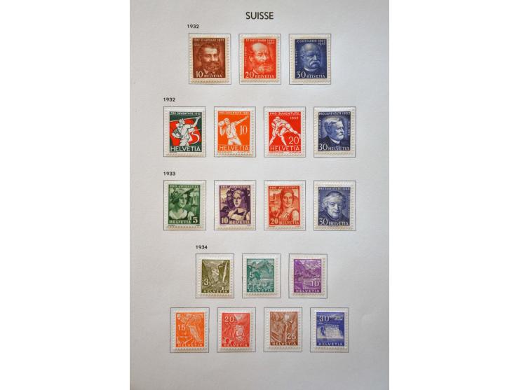 collectie 1851-1968 meest */** met beter materiaal w.b. Pax, Naba-blok, Bundesfeier-blok, Lunaba-blok, luchtpost compleet etc