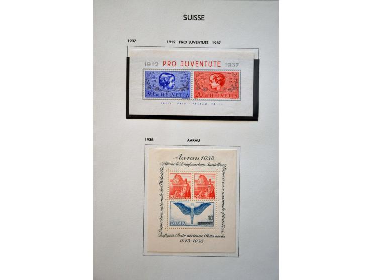 collectie 1851-1968 meest */** met beter materiaal w.b. Pax, Naba-blok, Bundesfeier-blok, Lunaba-blok, luchtpost compleet etc