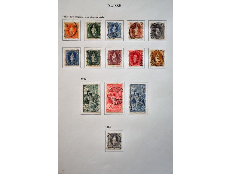 collectie 1851-1968 meest */** met beter materiaal w.b. Pax, Naba-blok, Bundesfeier-blok, Lunaba-blok, luchtpost compleet etc