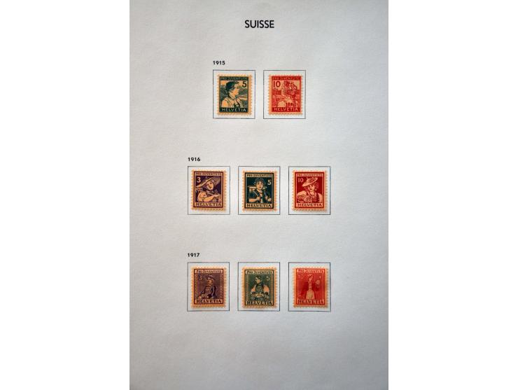 collectie 1851-1968 meest */** met beter materiaal w.b. Pax, Naba-blok, Bundesfeier-blok, Lunaba-blok, luchtpost compleet etc