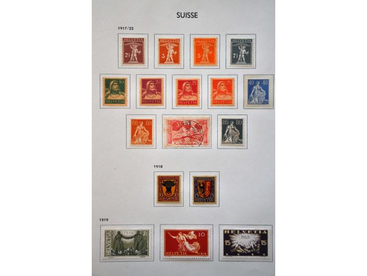 collectie 1851-1968 meest */** met beter materiaal w.b. Pax, Naba-blok, Bundesfeier-blok, Lunaba-blok, luchtpost compleet etc