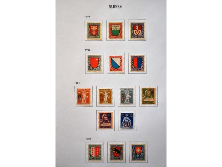 collectie 1851-1968 meest */** met beter materiaal w.b. Pax, Naba-blok, Bundesfeier-blok, Lunaba-blok, luchtpost compleet etc