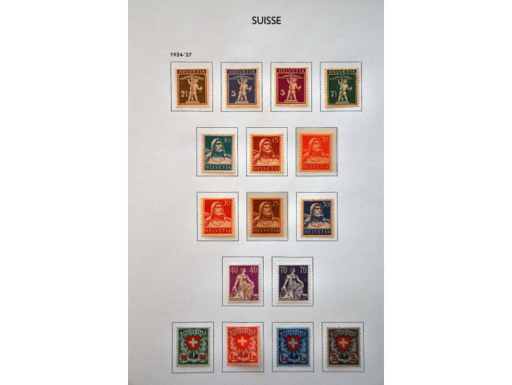 collectie 1851-1968 meest */** met beter materiaal w.b. Pax, Naba-blok, Bundesfeier-blok, Lunaba-blok, luchtpost compleet etc