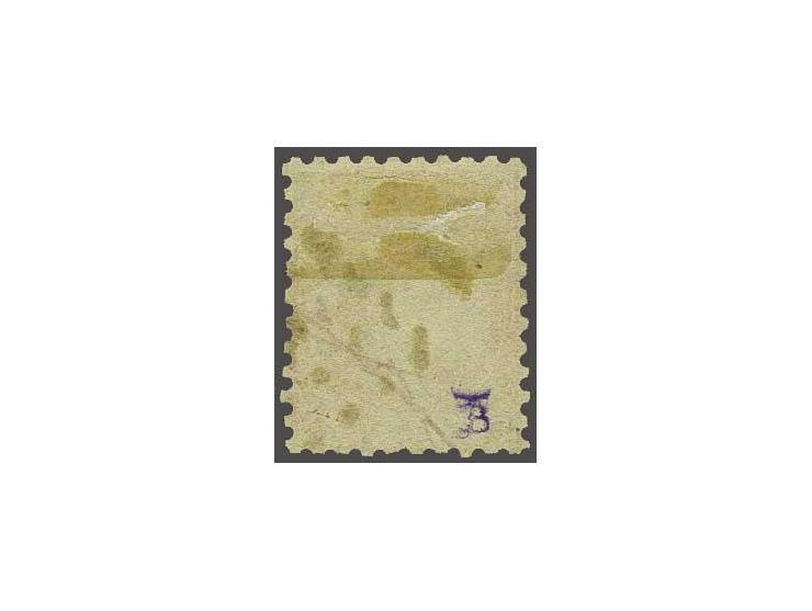 15 cent oranjebruin type II tanding 10½ x 10¼, pracht ex. (violet stempeltje achterzijde) met certificaat Vleeming 2016, cat.