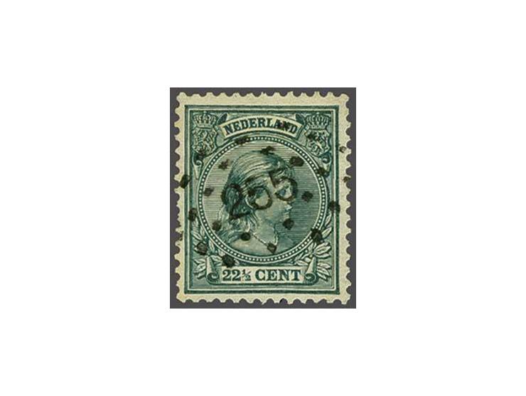 255 - Ede - op Hangend Haar 22½ cent, vrijwel pracht ex., cat.w. 150+17