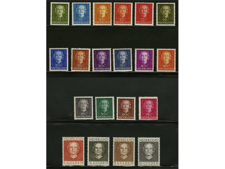 5 cent t/m 10 gulden met certificaat Muis 2006 voor nrs. 534-537, cat.w. 1480
