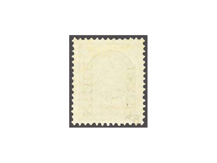 Buiten Bezit 22½ cent bruin en olijf met variëteit opdruk kopstaand, pracht ex. met certificaat NVPH 1976, cat.w. 2750
