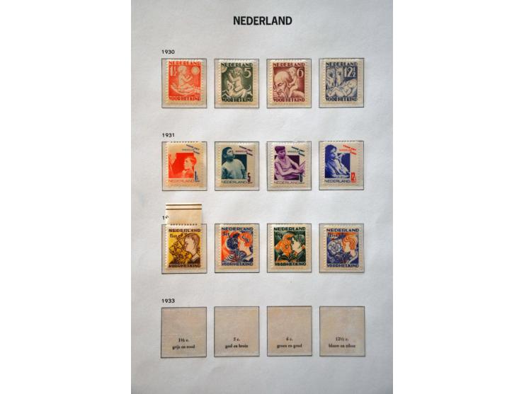 mooie collectie 1869-1990 */** (meest **) met veel betere ex. en series o.a. 77, 84-86, 101, 104-105, 107-109 (cert. Dr. Loui