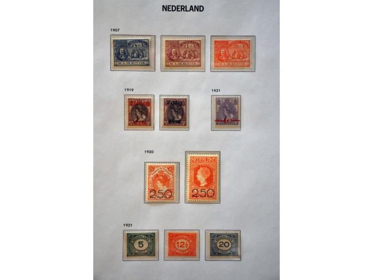 mooie collectie 1869-1990 */** (meest **) met veel betere ex. en series o.a. 77, 84-86, 101, 104-105, 107-109 (cert. Dr. Loui