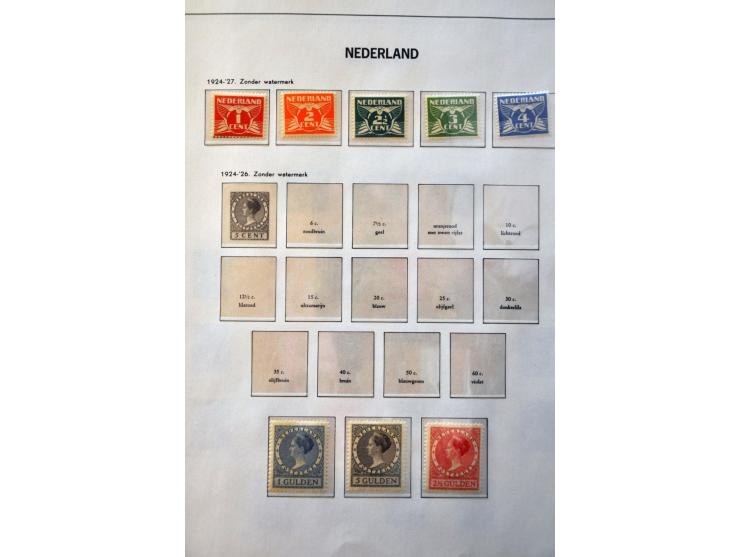 collectie 1852-1999 na 1899 geheel * en meest ** w.b. veel betere ex. en series o.a. TBC, Jubileum 1923, Veth, Van Konijnenbu