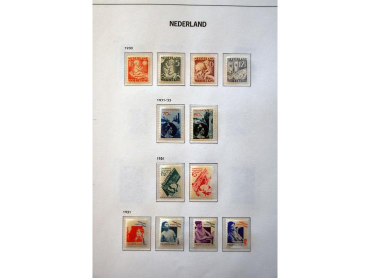 collectie 1852-1999 na 1899 geheel * en meest ** w.b. veel betere ex. en series o.a. TBC, Jubileum 1923, Veth, Van Konijnenbu