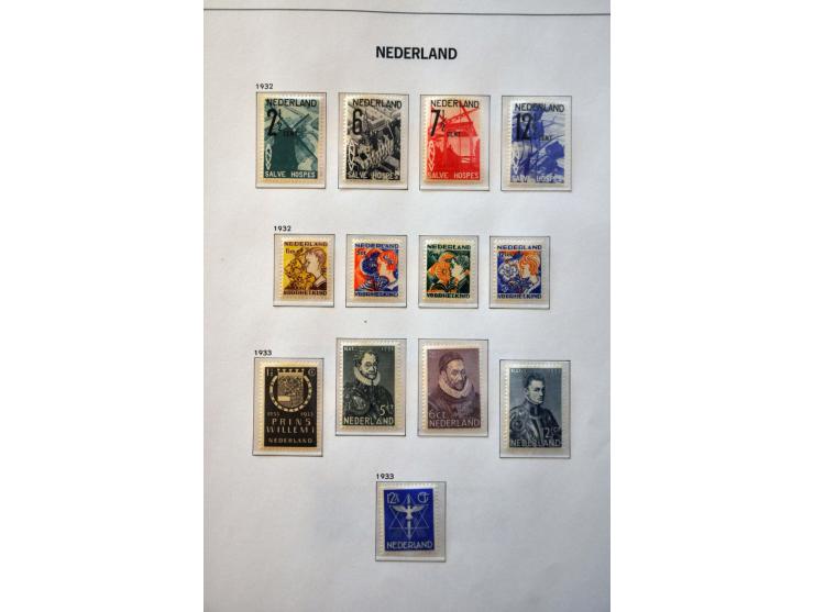 collectie 1852-1999 na 1899 geheel * en meest ** w.b. veel betere ex. en series o.a. TBC, Jubileum 1923, Veth, Van Konijnenbu