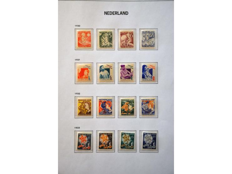 collectie 1852-1999 na 1899 geheel * en meest ** w.b. veel betere ex. en series o.a. TBC, Jubileum 1923, Veth, Van Konijnenbu