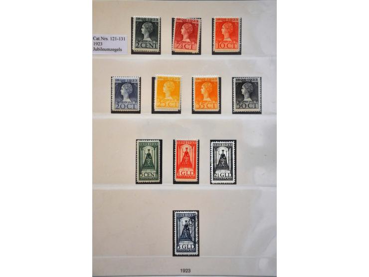 collectie 1852-1960 meest */** met o.a. nrs. 1-79 (w.b. *), 99-100* , 104-105*, 130-131, 163-165*, Van Konijnenburg*, En Face