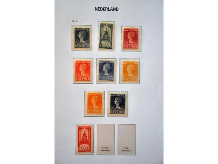 collectie 1872-1999 nagenoeg geheel ** in over het algemeen mooie kwaliteit met veel beter materiaal w.b. gecertificeerd Vlee