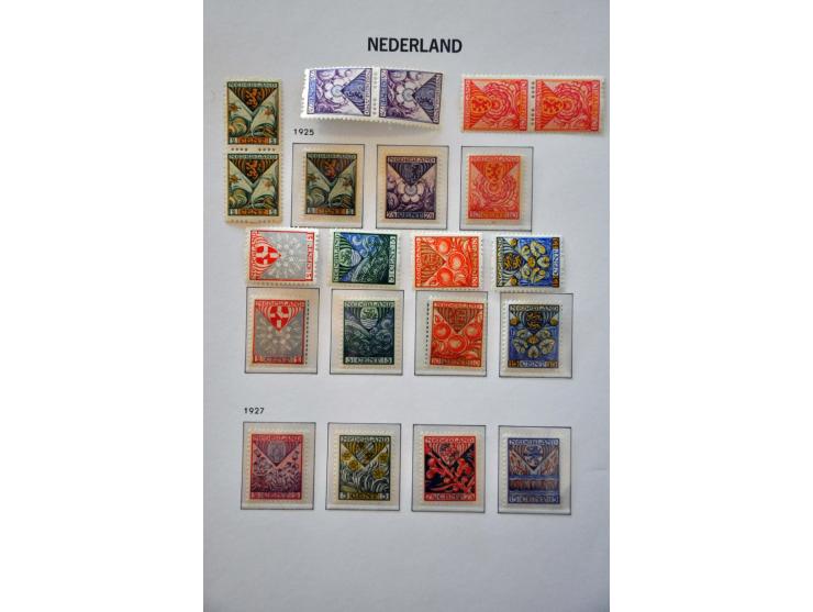 collectie 1872-1999 nagenoeg geheel ** in over het algemeen mooie kwaliteit met veel beter materiaal w.b. gecertificeerd Vlee