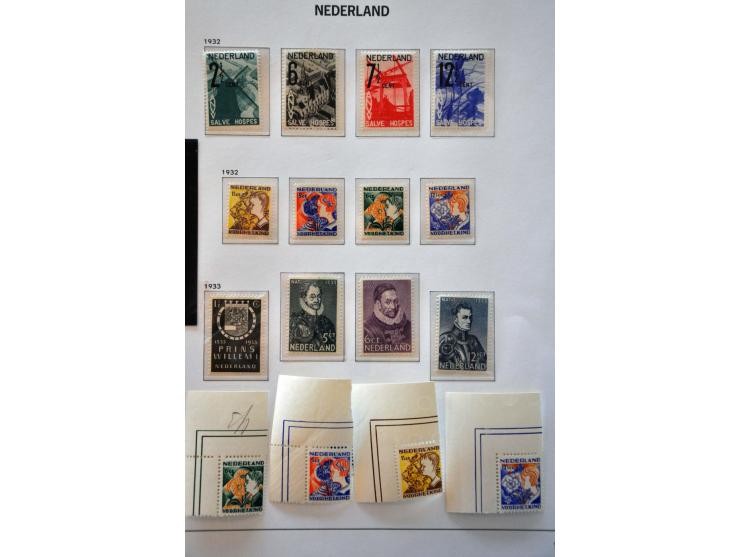 collectie 1872-1999 nagenoeg geheel ** in over het algemeen mooie kwaliteit met veel beter materiaal w.b. gecertificeerd Vlee