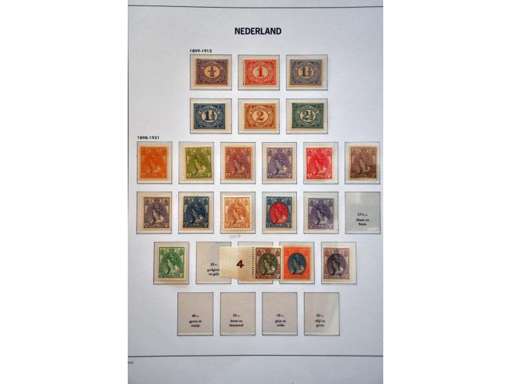 collectie 1872-1999 nagenoeg geheel ** in over het algemeen mooie kwaliteit met veel beter materiaal w.b. gecertificeerd Vlee