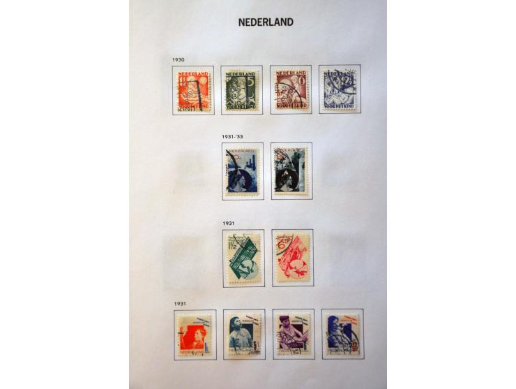 collectie 1852-2000 gestempeld met veel beter materiaal w.b. nrs. 1-79 (inclusief 61b-61c), Jubileum 1923, Meeuwen, roltandin