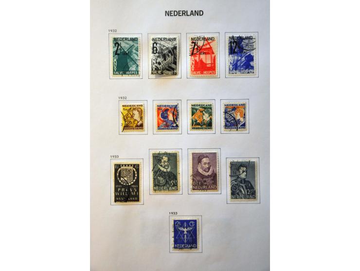 collectie 1852-2000 gestempeld met veel beter materiaal w.b. nrs. 1-79 (inclusief 61b-61c), Jubileum 1923, Meeuwen, roltandin