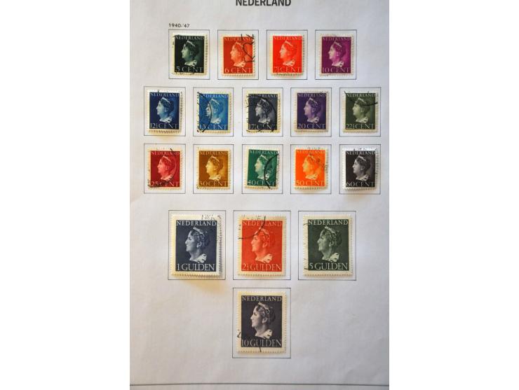 collectie 1852-2000 gestempeld met veel beter materiaal w.b. nrs. 1-79 (inclusief 61b-61c), Jubileum 1923, Meeuwen, roltandin