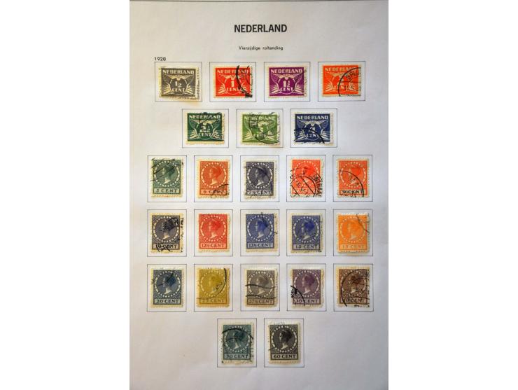 collectie 1852-2000 gestempeld met veel beter materiaal w.b. nrs. 1-79 (inclusief 61b-61c), Jubileum 1923, Meeuwen, roltandin