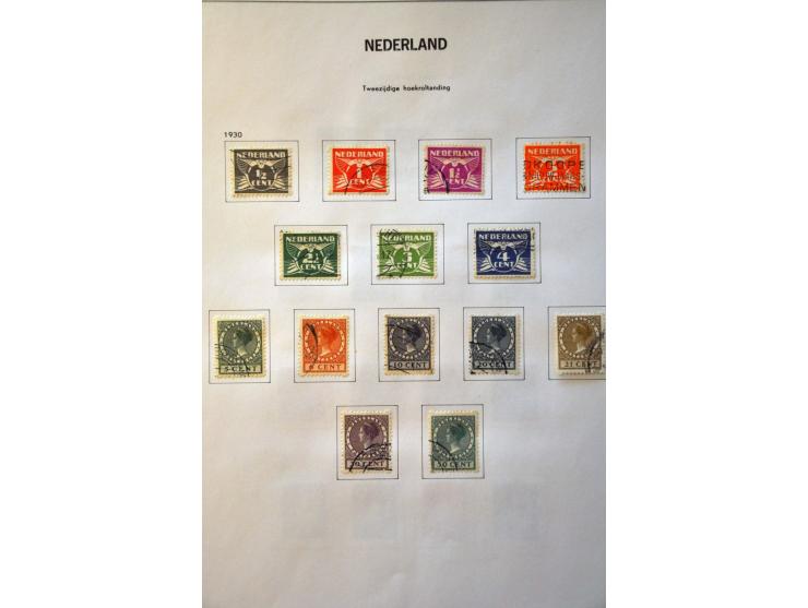 collectie 1852-2000 gestempeld met veel beter materiaal w.b. nrs. 1-79 (inclusief 61b-61c), Jubileum 1923, Meeuwen, roltandin