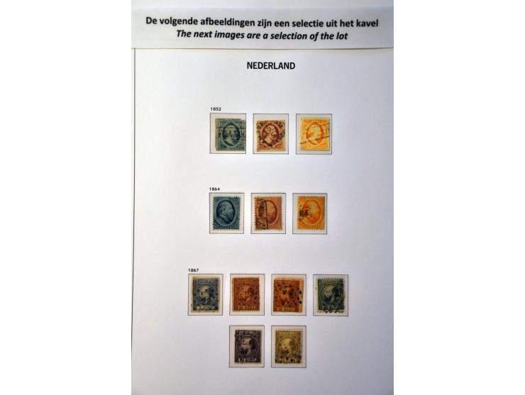 collectie 1852-2001 vanaf 1943 vrijwel geheel ** met veel beter materiaal w.b. nrs. 1-49, 130-131, roltanding, telegram, Inte