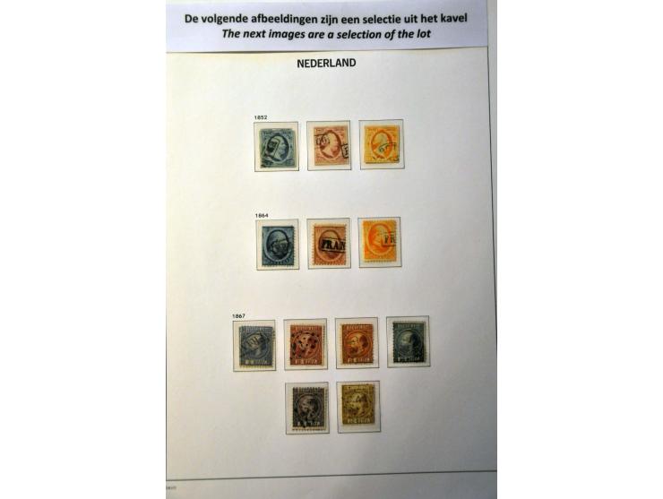 collectie gestempeld vanaf 1852 in 9 Davo albums 