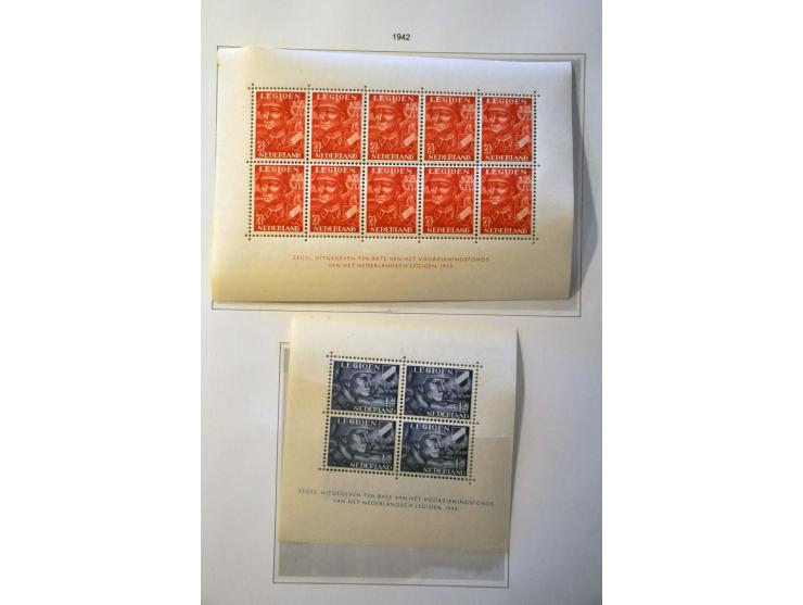 collectie 1852-1986 zowel gestempeld als */** verzameld met veel beter materiaal w.b. nrs. 80 en 101, roltanding, telegram et