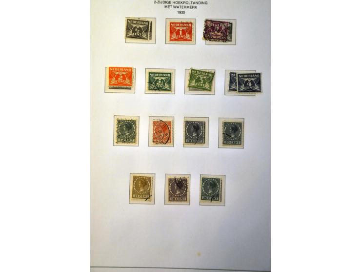 collectie 1852-1986 zowel gestempeld als */** verzameld met veel beter materiaal w.b. nrs. 80 en 101, roltanding, telegram et