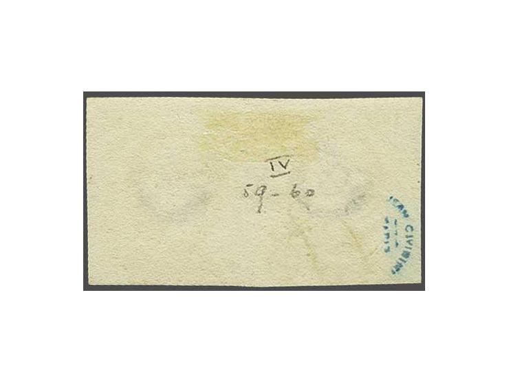 10 cent rood plaat IV pos. 59-60 in paar met Goes C (Ey 50), pracht ex. gesigneerd Cividini