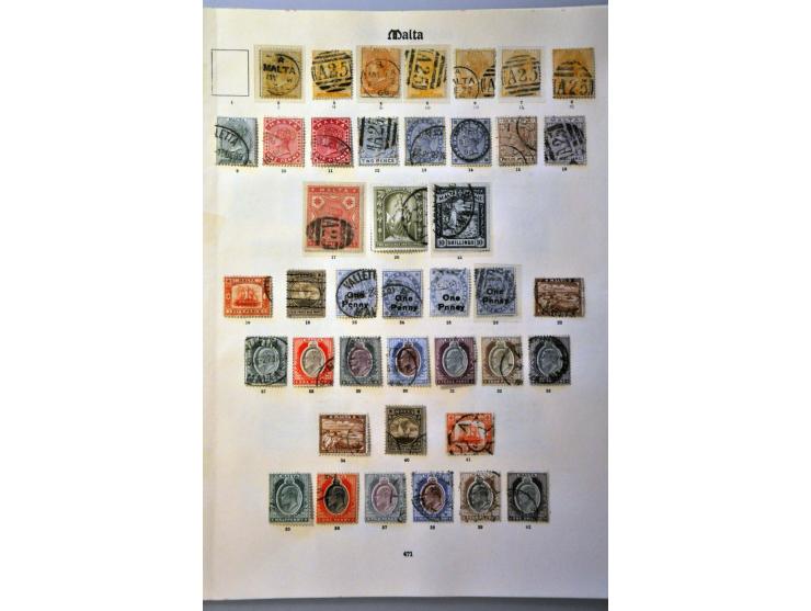 good collection 1860 - 1935 used with many better ex. and sets on album leaves and stockpage 