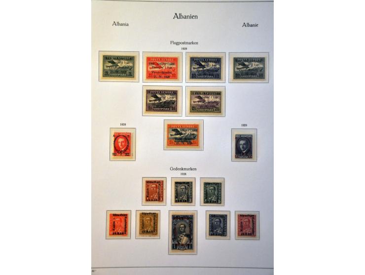 nice collection 1913-2003 */** with many better stamps and sets including comet-overprints, Prince Wied Mi. nr. 73, Airmail, 