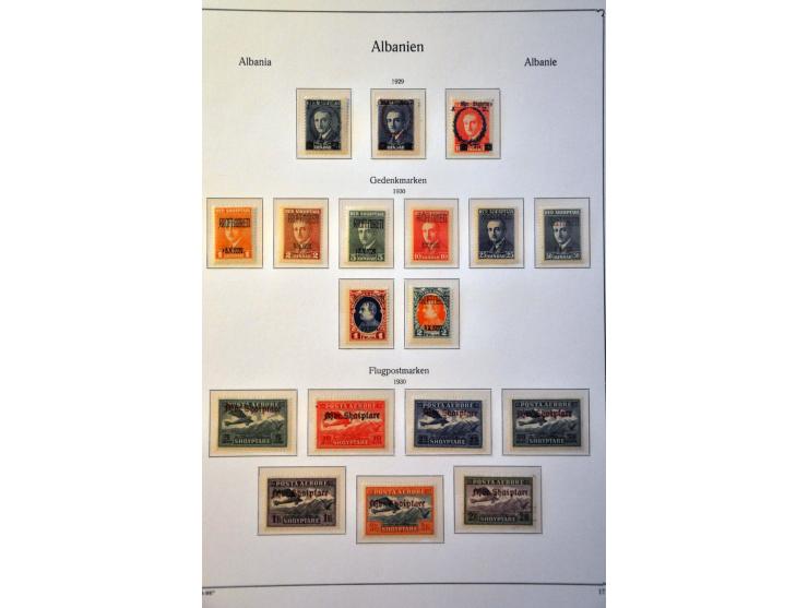 nice collection 1913-2003 */** with many better stamps and sets including comet-overprints, Prince Wied Mi. nr. 73, Airmail, 