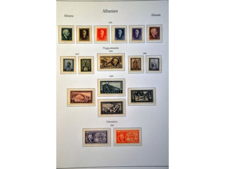 nice collection 1913-2003 */** with many better stamps and sets including comet-overprints, Prince Wied Mi. nr. 73, Airmail, 