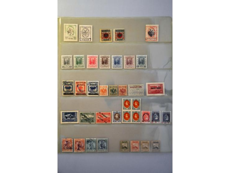 nice collection 1913-2003 */** with many better stamps and sets including comet-overprints, Prince Wied Mi. nr. 73, Airmail, 