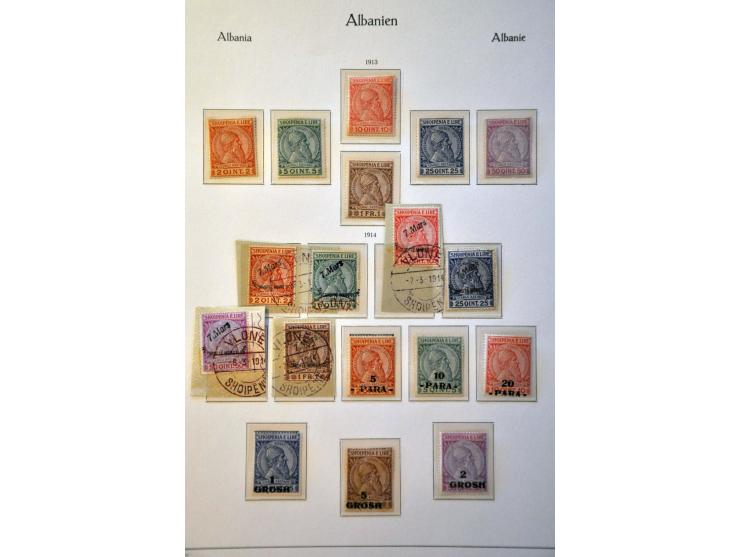 nice collection 1913-2003 */** with many better stamps and sets including comet-overprints, Prince Wied Mi. nr. 73, Airmail, 