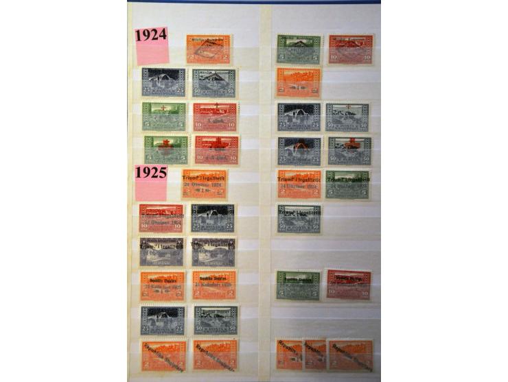 collection 1913-1993 with better material in stockbook