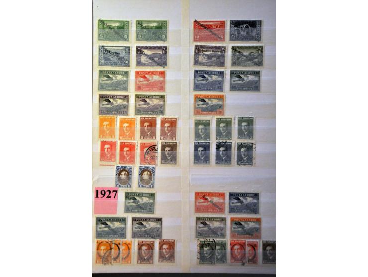 collection 1913-1993 with better material in stockbook