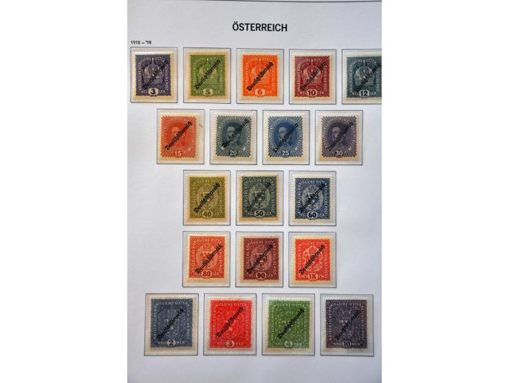 collection 1850-2001 mostly */** with better stamps and sets including a.o. Rotary, Katholikentag, Birds, Levant etc. in 5 al