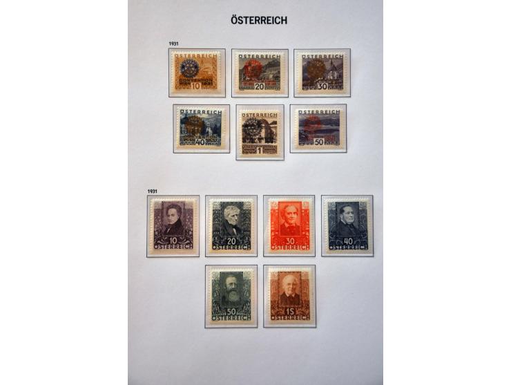 collection 1850-2001 mostly */** with better stamps and sets including a.o. Rotary, Katholikentag, Birds, Levant etc. in 5 al