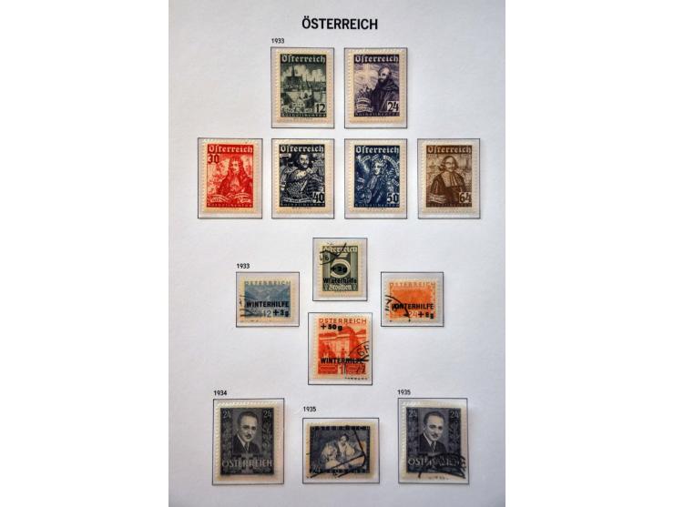 collection 1850-2001 mostly */** with better stamps and sets including a.o. Rotary, Katholikentag, Birds, Levant etc. in 5 al