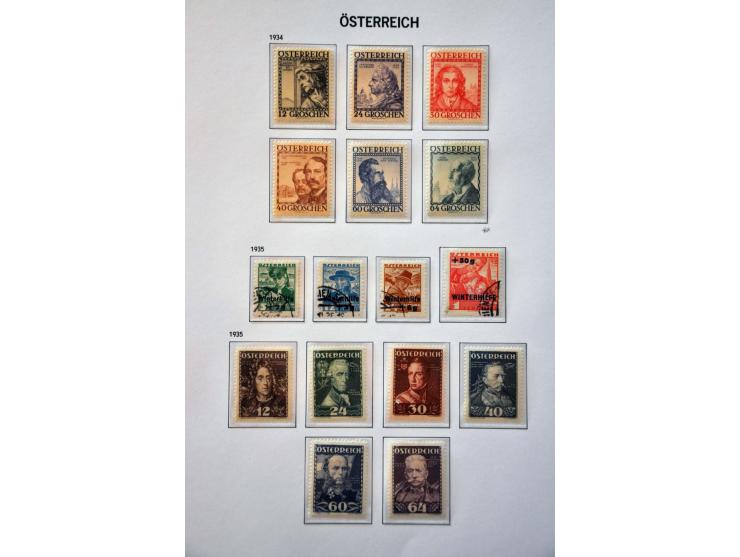 collection 1850-2001 mostly */** with better stamps and sets including a.o. Rotary, Katholikentag, Birds, Levant etc. in 5 al